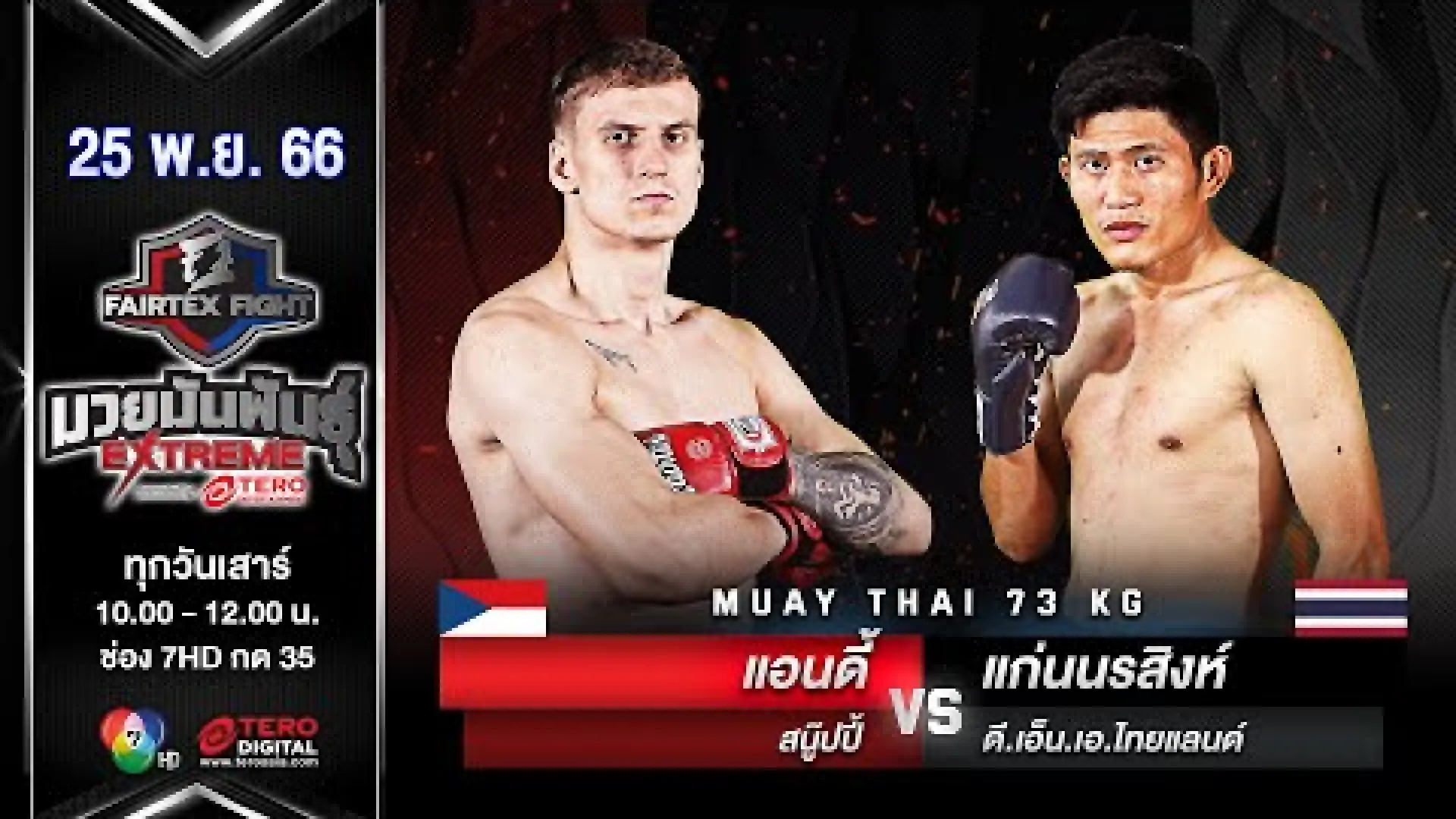Andy Cehovsky vs Kaennorasing DNA.Thailand (Fight Video)