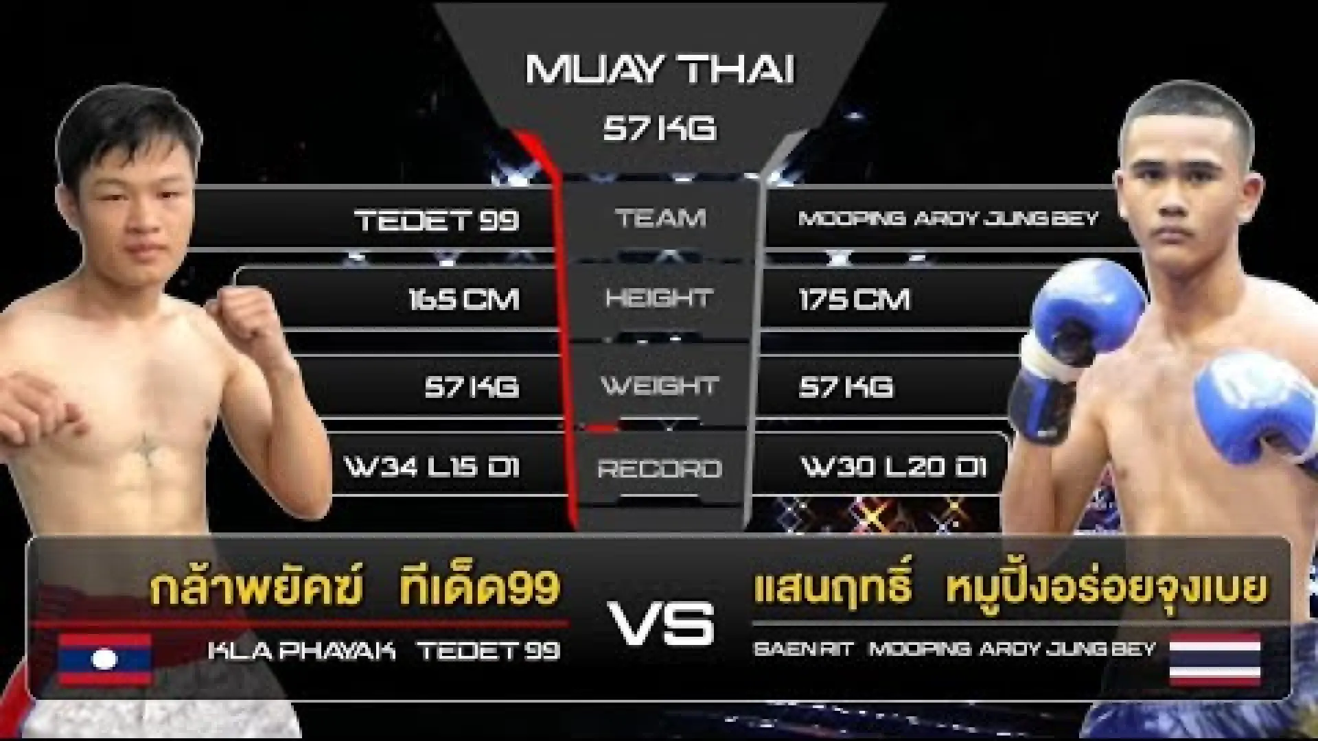 Klapayak Tded99 vs Saenrit Moopingaroijoongbuey (Fight Video)