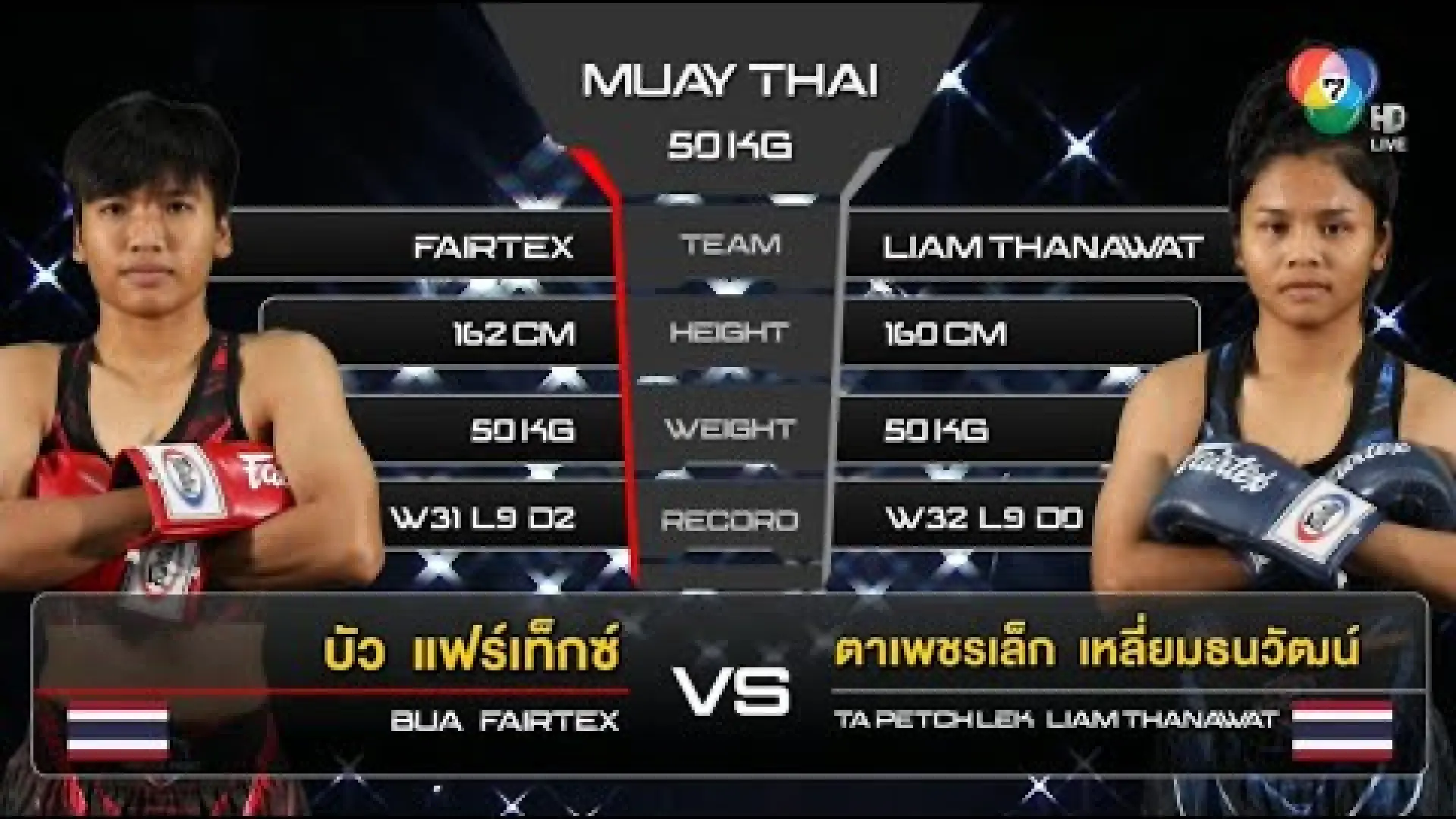 Bua Fairtex vs Tapetchlek Liemthanawat (Fight Video)