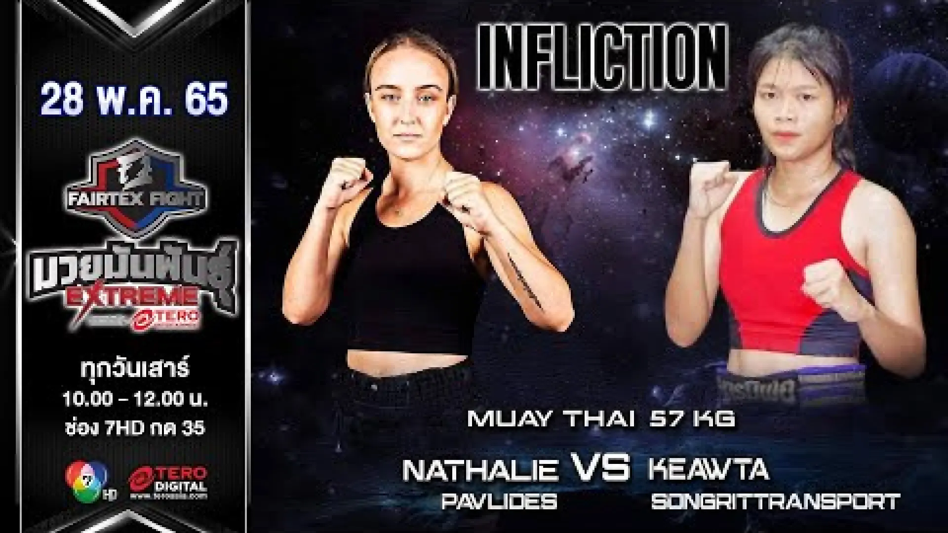 Nathalie Pavlides vs Kaewta SongritTransport (Fight Video)
