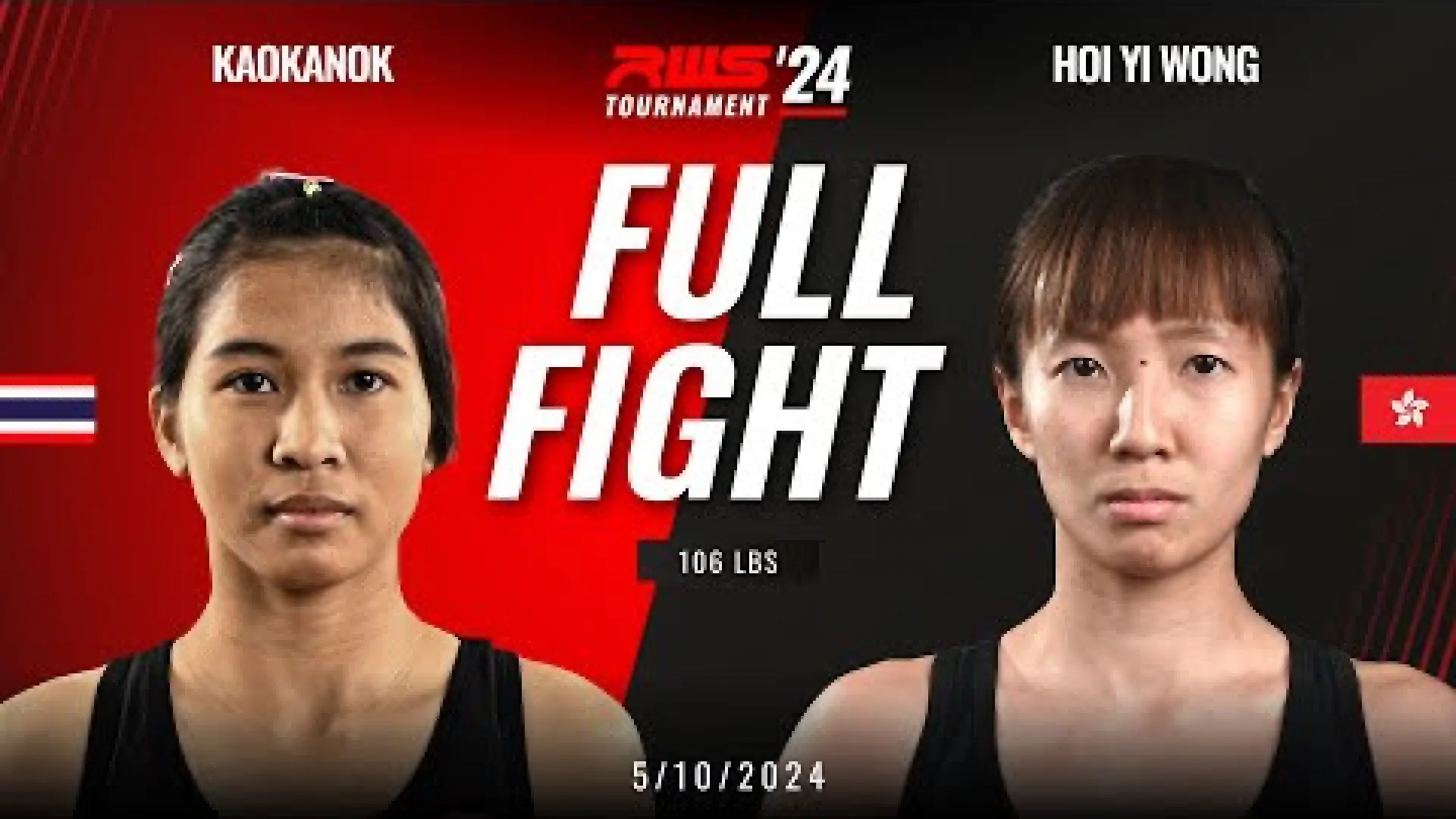 Kaokanok Wor.Jakrawut vs Hoi Yi Wong (Fight Video)