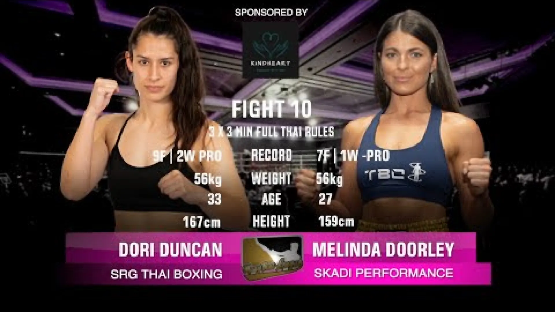 Melinda Doorley vs Dori Duncan (Fight Video)