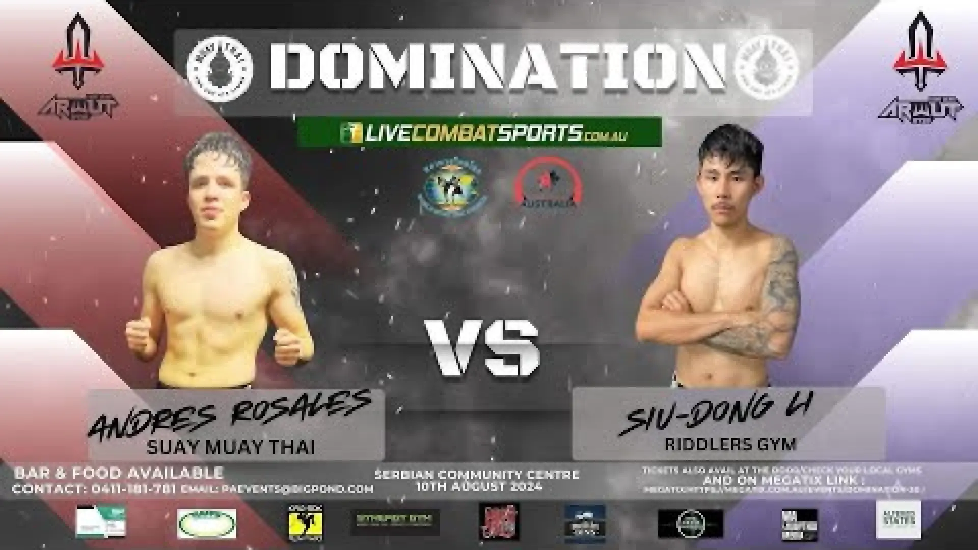 Andres Rosales vs Siu Dong Li (Fight Video)