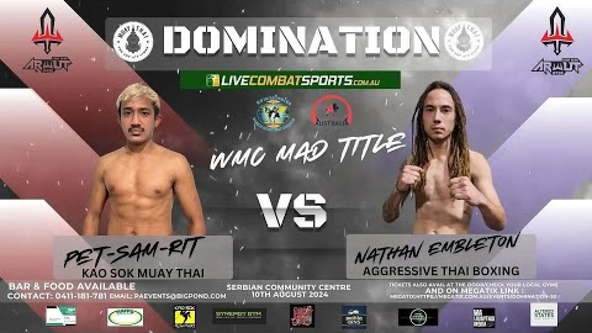 Pet Sam Rit vs Nathan Embelton (Fight Video)
