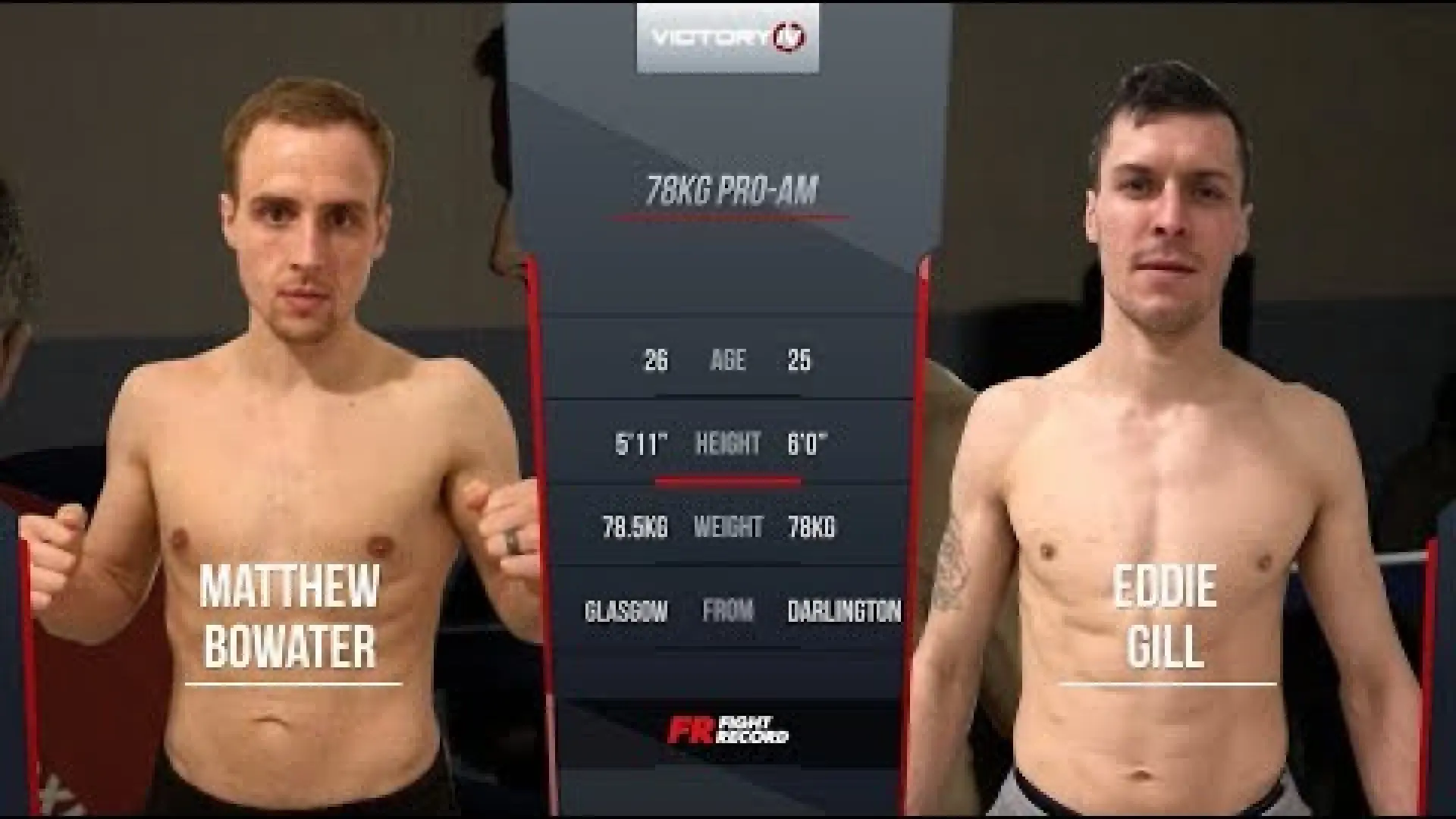 Matthew Bowater vs Eddie Gill (Fight Video)