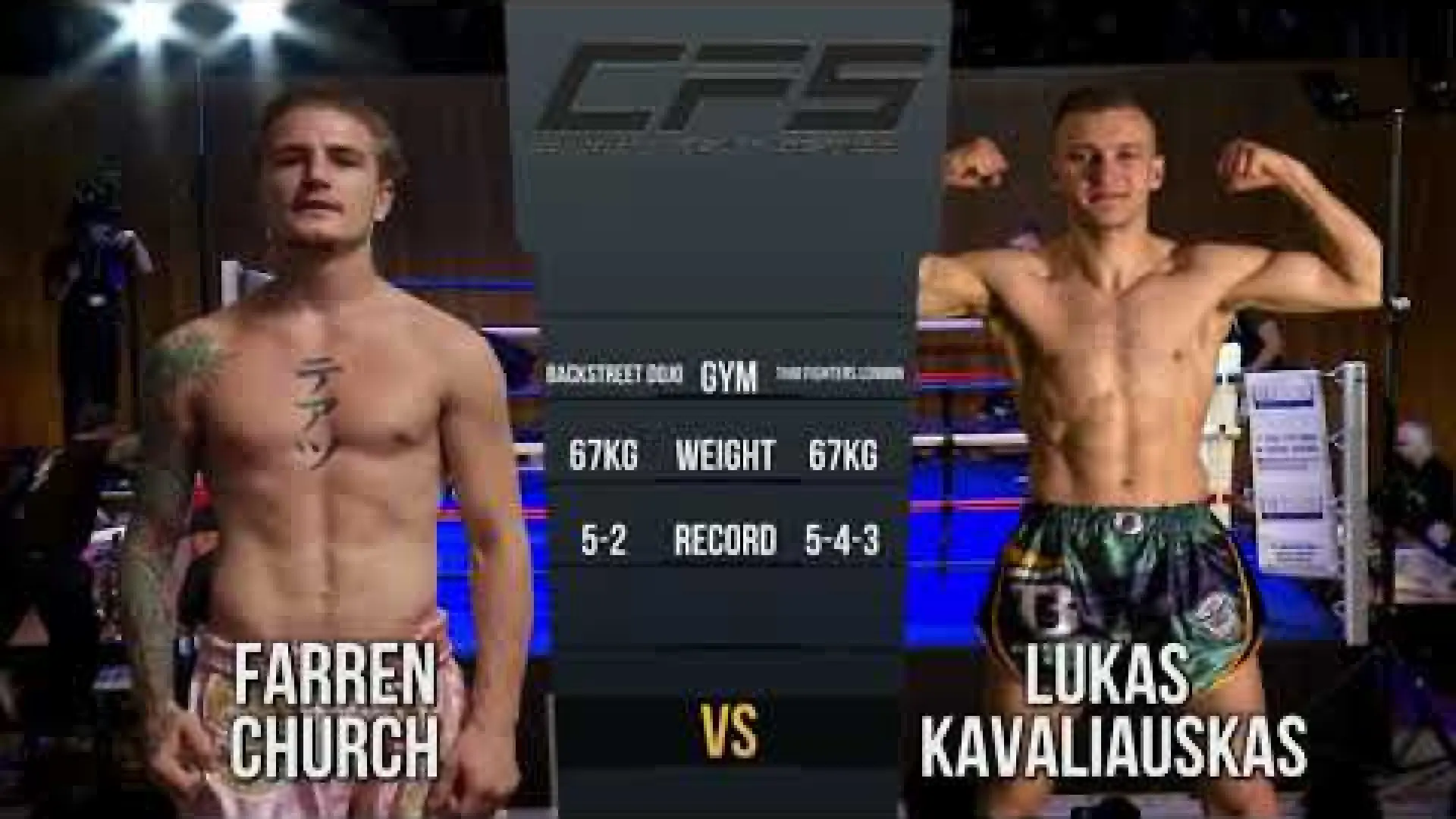 Farren Chruch vs Lukas Kavaliauskas (Fight Video)