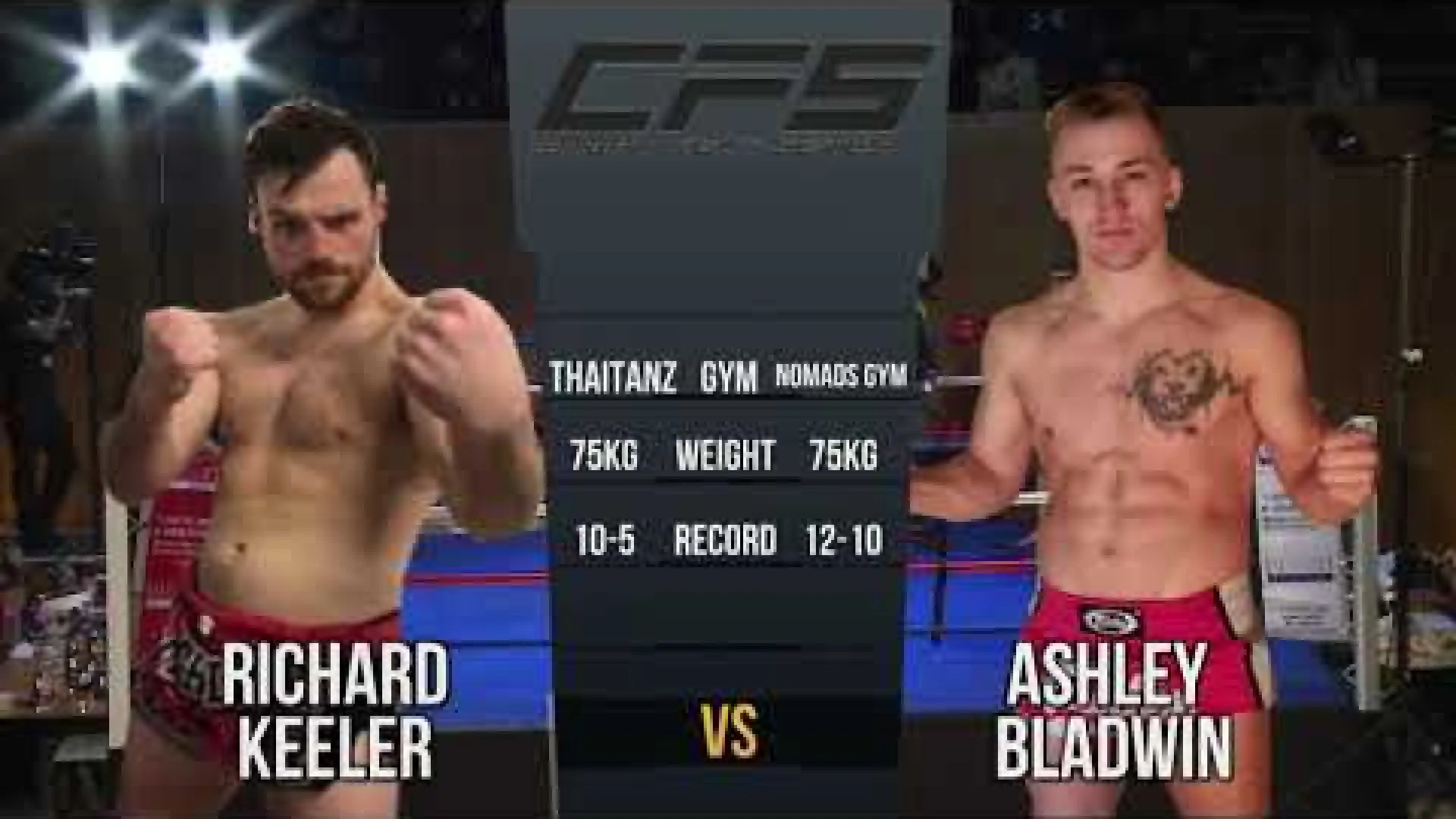 Richard Keeler vs Ashley Baldwin (Fight Video)