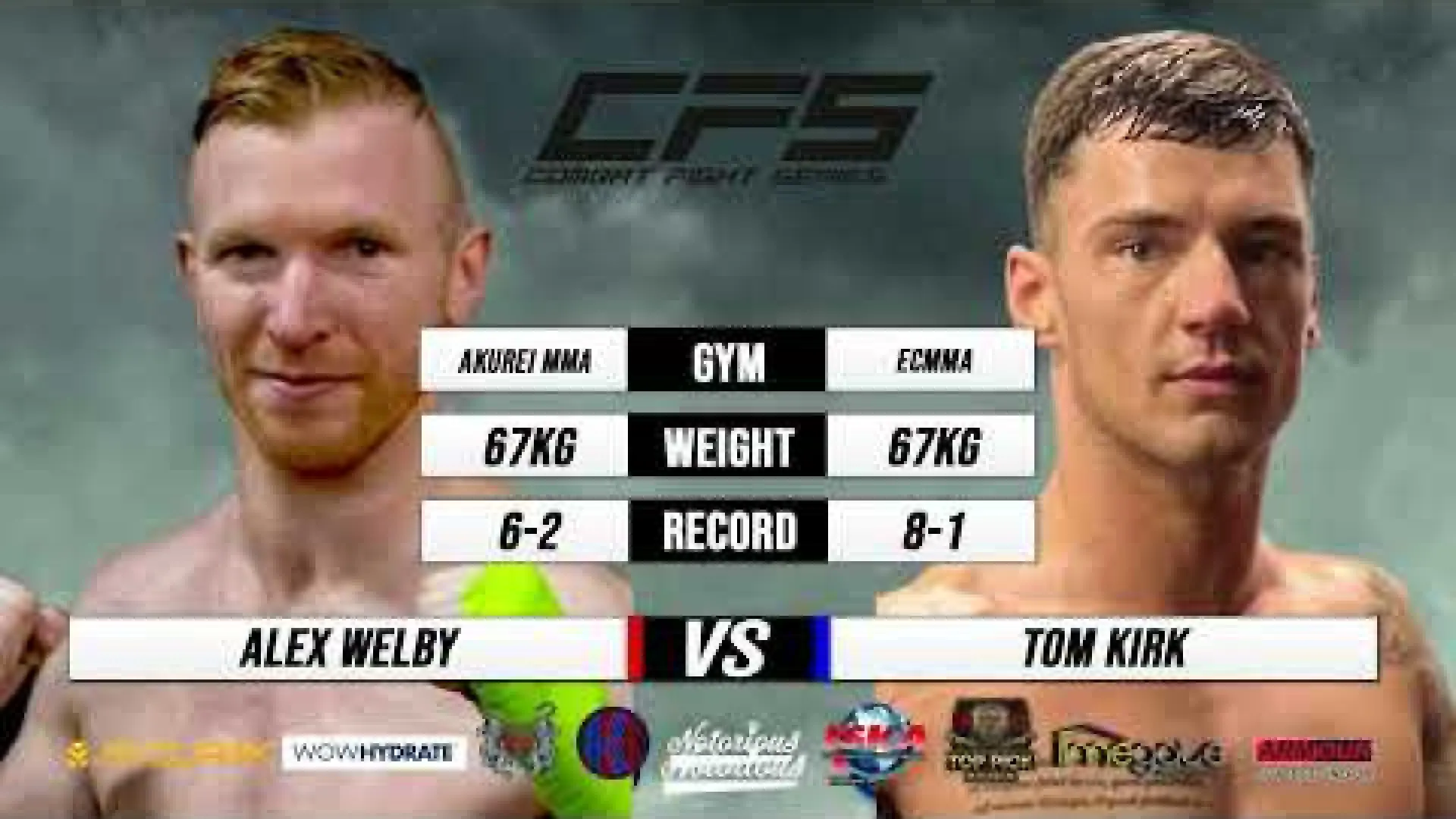 Alex Welby vs Tom Kirk (Fight Video)