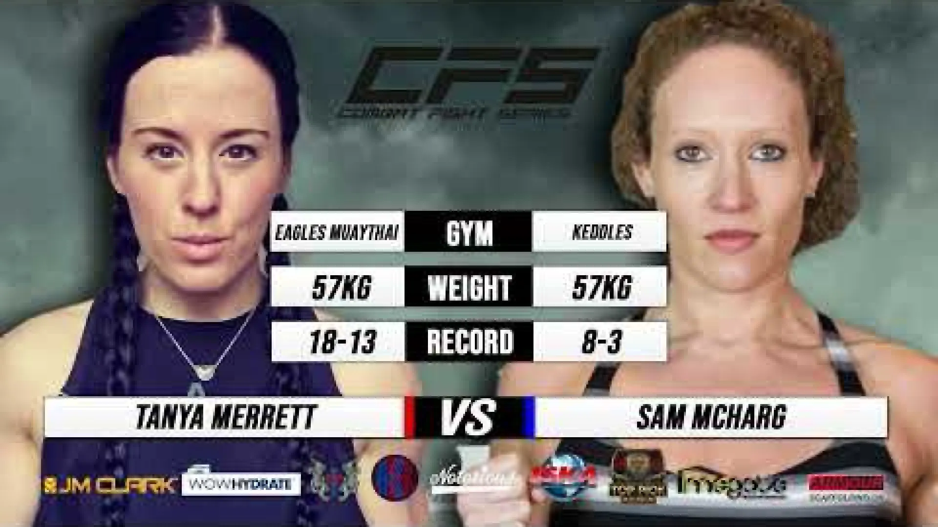 Tanya Merrett vs Sam McHarg-Whyatt