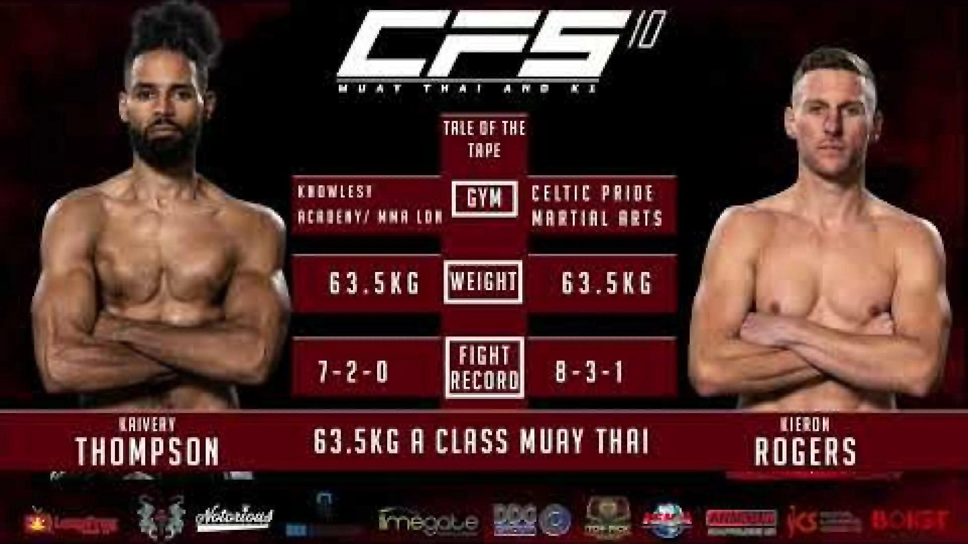 Kaivery Thompson vs Kieron Rogers (Fight Video)