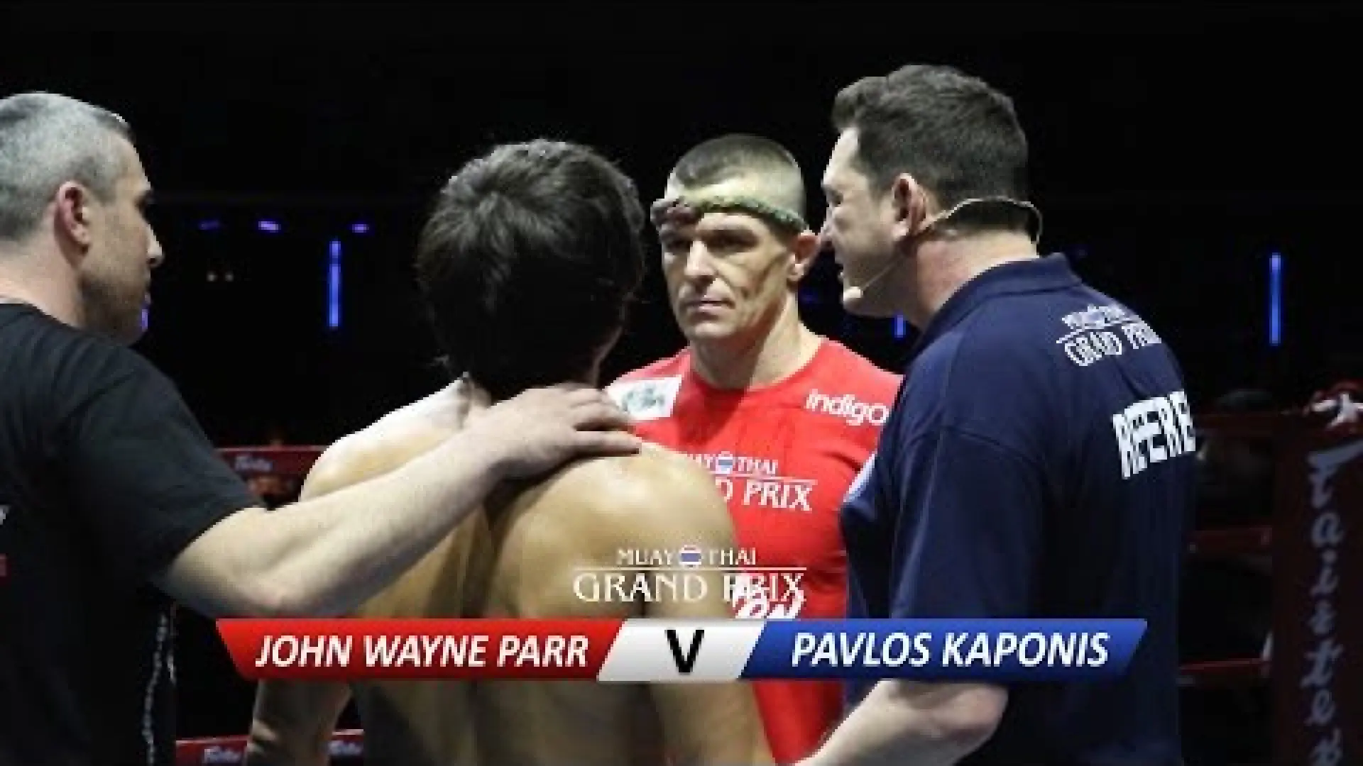 John Wayne Parr vs Pavlos Kaponis (Fight Video)