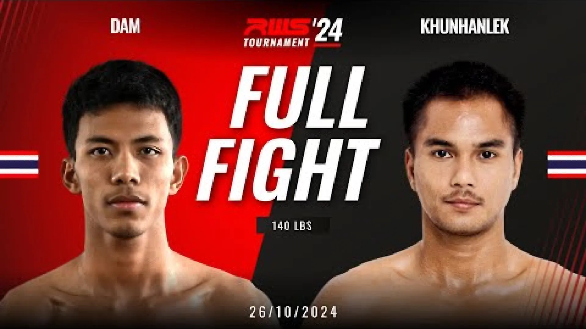 Dam Parunchai vs Khunhanlek Singmawynn (Fight Video)