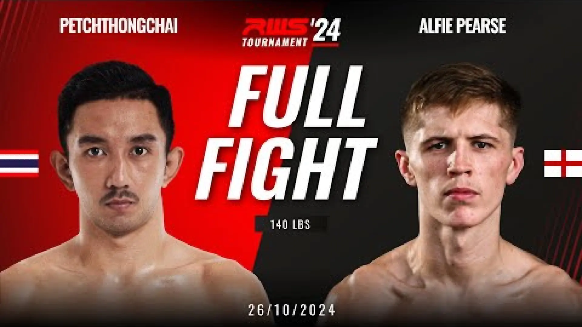 Petchtongchai Sor.Sommai vs Alfie Pearse (Fight Video)