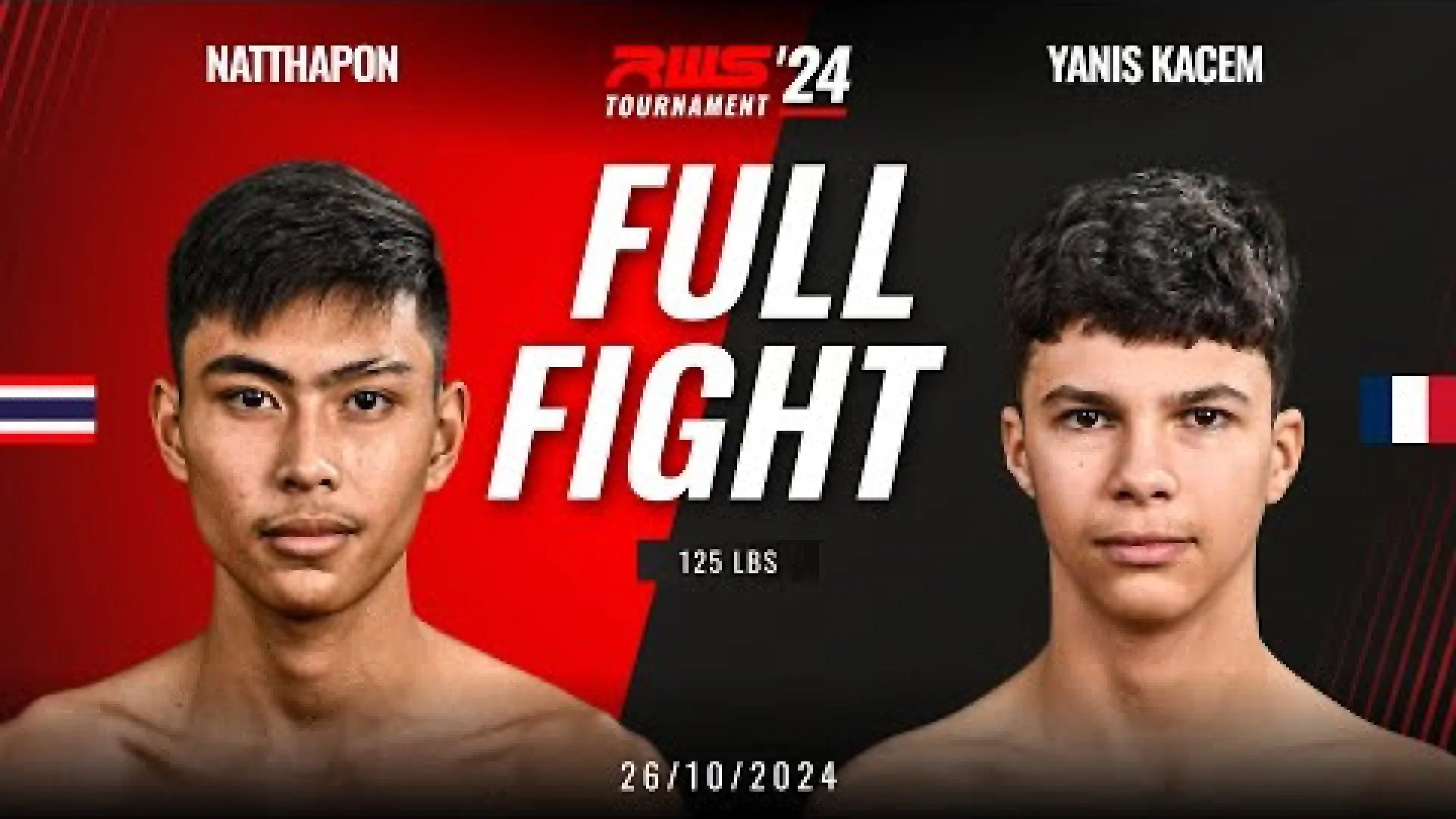 Nattapon Por.Ploenjit vs Yanis Kacem (Fight Video)