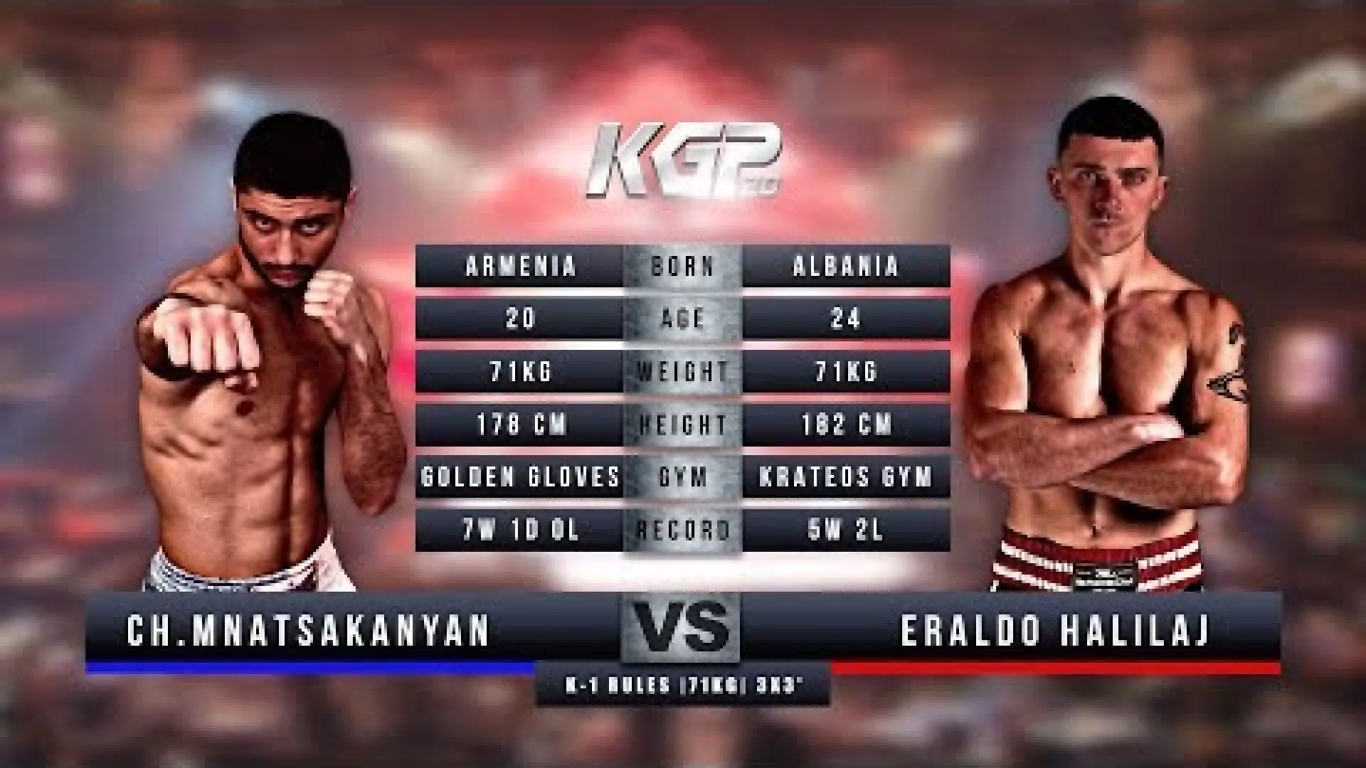Christos Mnatsakanyan vs Eraldo Halilaj (Fight Video)