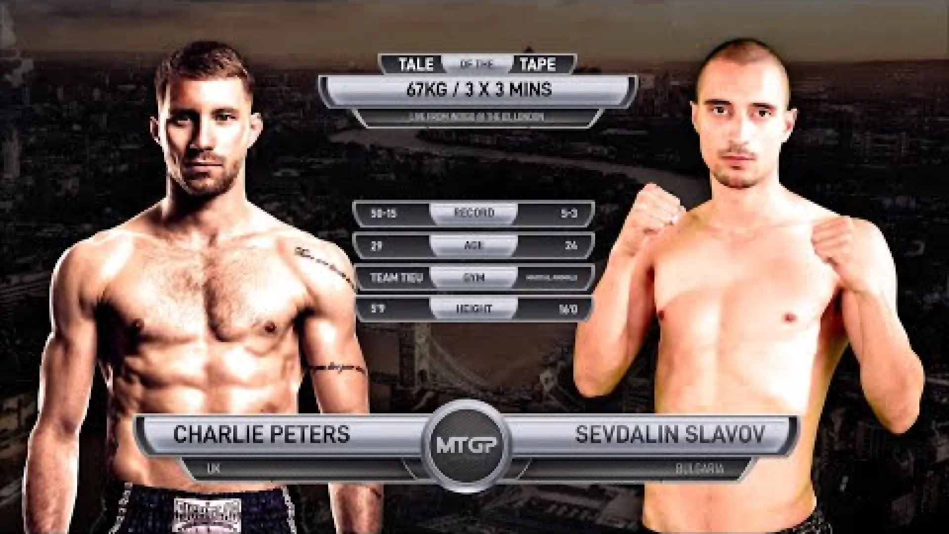 Charlie Peters vs Sevdalin Slavov (Fight Video)
