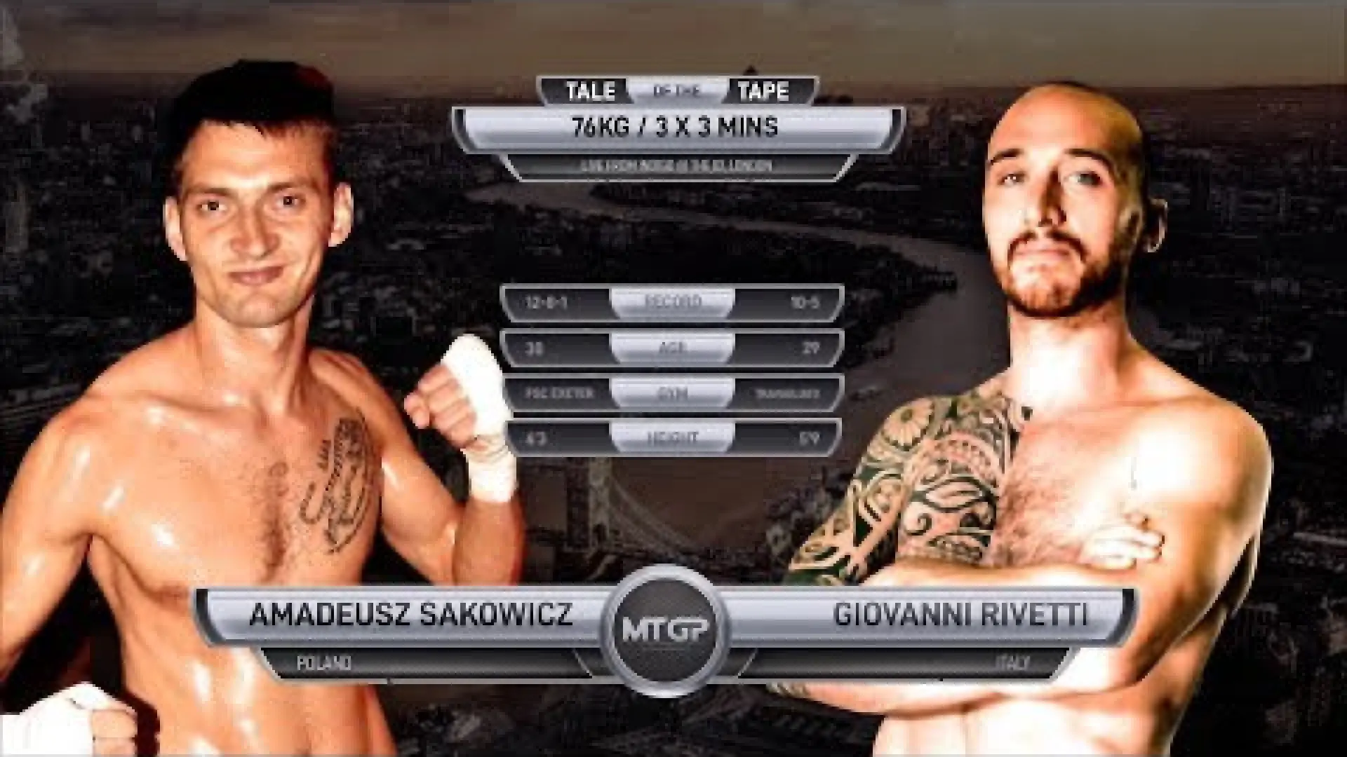 Amadeusz Sakowicz vs Giovanni Rivetti (Fight Video)