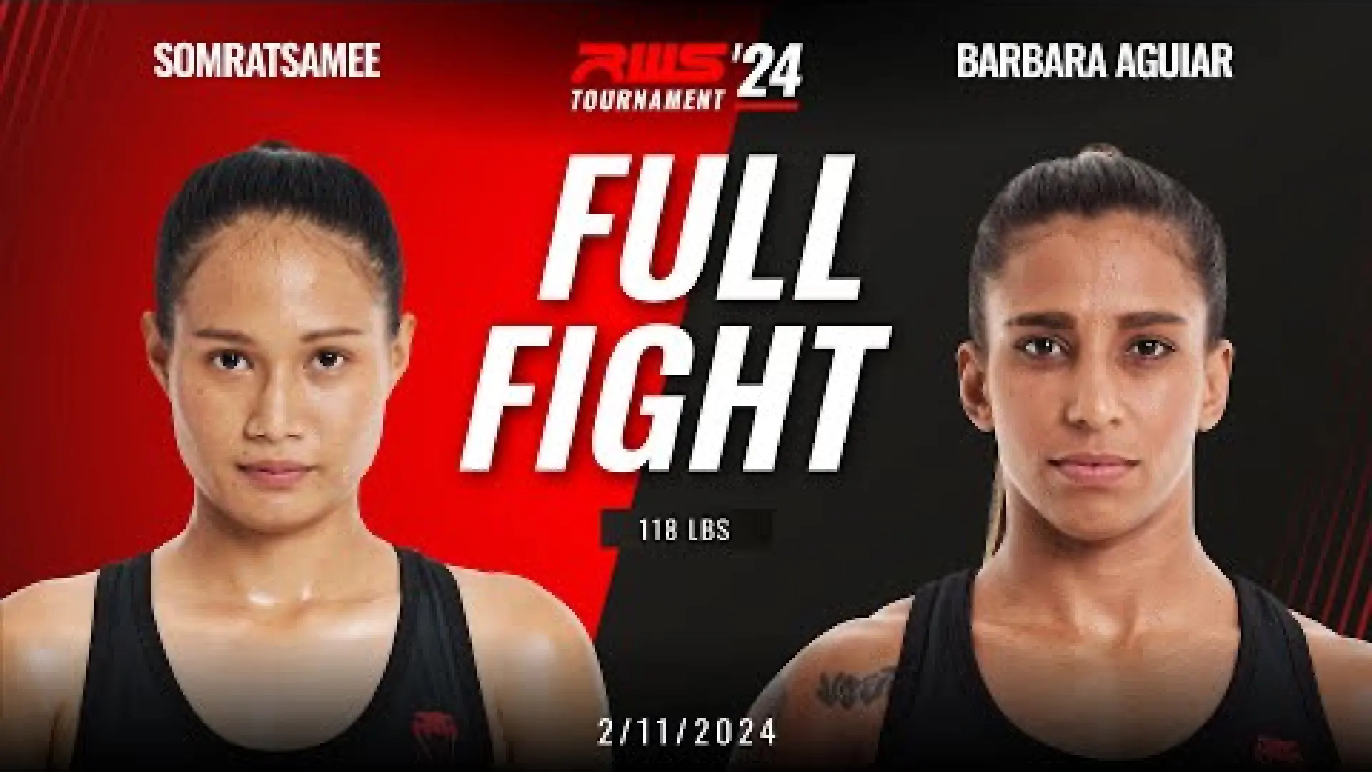 Somratsamee ManopMuayThaiGym vs Babara Aguiar (Fight Video)