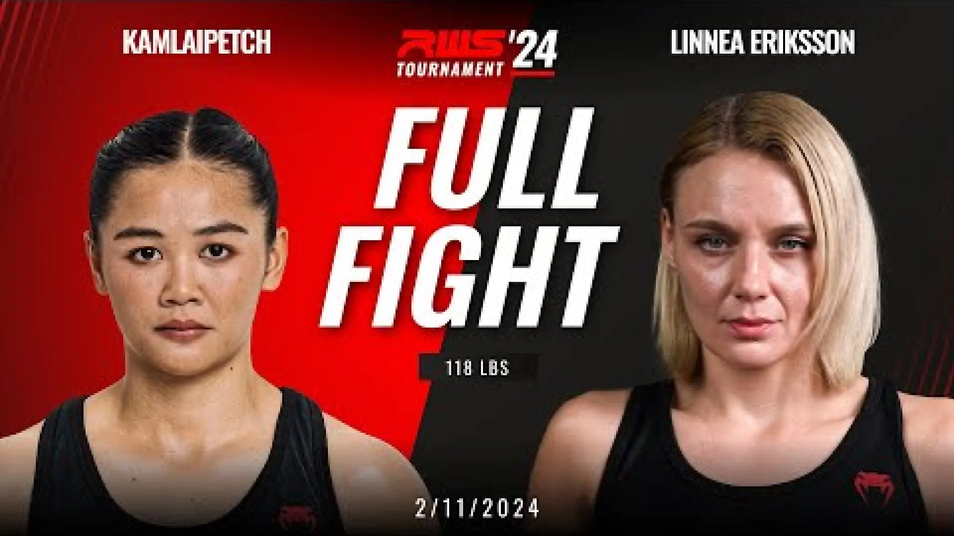 Kamlaipetch PetchyindeeAcademy vs Linnea Eriksson (Fight Video)