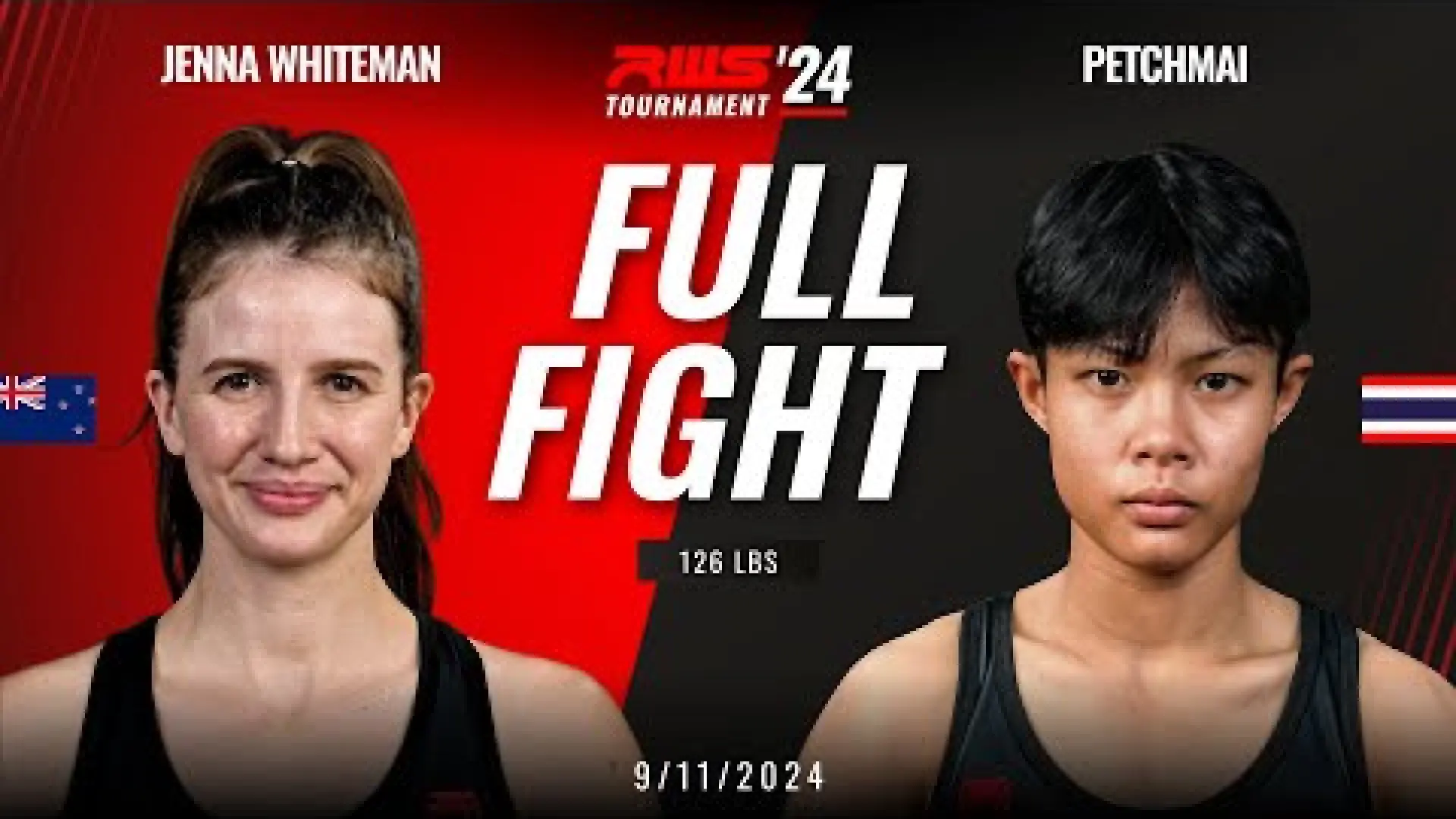 Jenna Whiteman vs Petchmai Sor.PrachaGym (Fight Video)