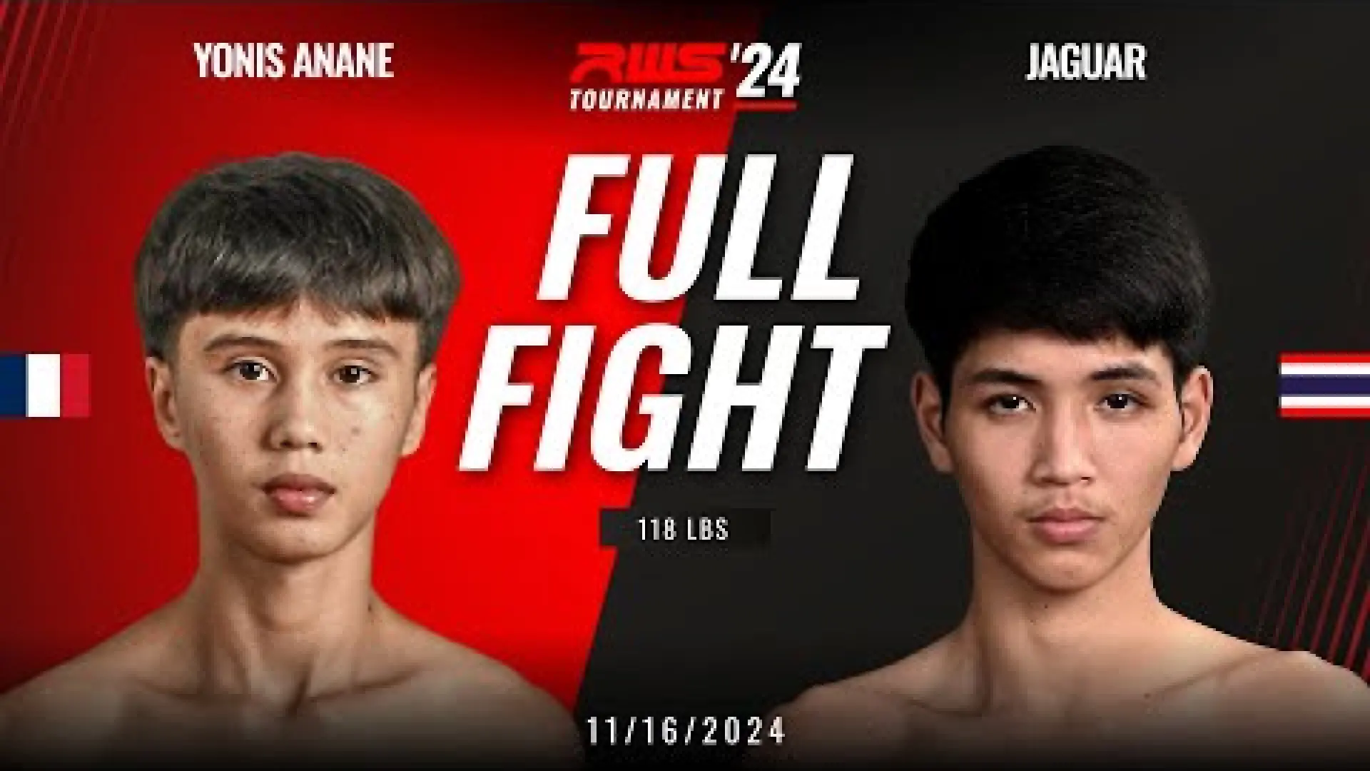 Yonis Anane vs Jaguar PetchyindeeAcademy (Fight Video)