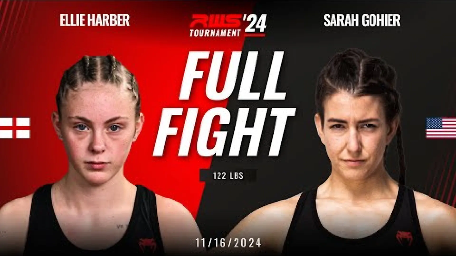 Ellie Harber vs Sarah Gohier (Fight Video)